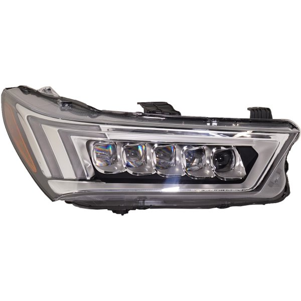 Headlight Assembly for Acura MDX/MDX Sport Hybrid 2017-2020, Right (Passenger) Side, LED, Replacement