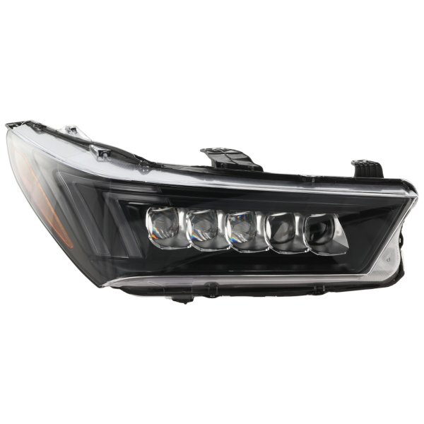 Headlight Assembly for Acura MDX A-Spec Model, 2017-2020, Right (Passenger), LED, without Logo, Replacement
