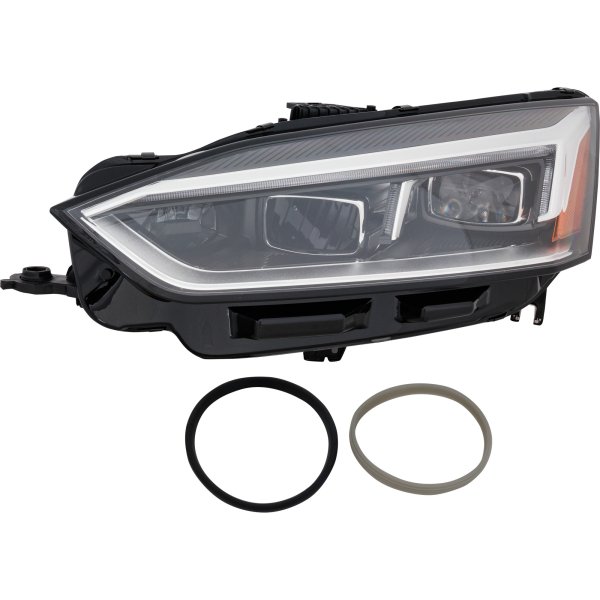 LED Headlight Assembly for 2018-2019 Audi A5 Quattro, A5 Sportback, S5, S5 Sportback, Left (Driver), Coupe/Hatchback, Replacement