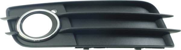 Front Fog Light Molding for Audi A4/S4 2009-2012, Left (Driver) Side, Primed (Ready to Paint), without Adaptive Cruise Control, (A4 with S-Line Package), Replacement