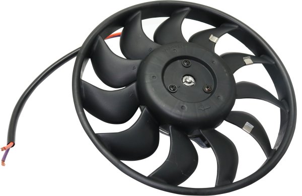 Radiator Fan Blade/Motor Assembly for Audi A6 2005-2011, Right (Passenger), 3.0L/3.2L, Sedan/Wagon, Replacement