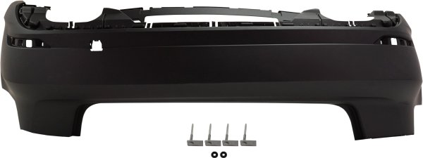 Rear Bumper Cover for Audi A3 2017-2020, Primed (Ready to Paint), Without Parking Aid Sensor Holes, Convertible/Sedan Without S-Line Package, Replacement