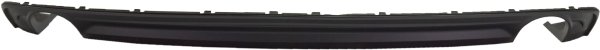 Rear Lower Valance for Audi A4 2017-2018, Matte Black, with S-Line Package, Replacement