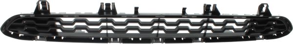 Front Bumper Grille for BMW X3 2015-2017 w/ M Package, X4 2015-2018 w/ M Sport Package, Center, Upper, Without Surround View, Replacement