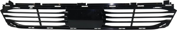 Front Bumper Grille for BMW 7-Series, 2016-2019, Center Placement, Without M Package, With Executive Package, With Active Cruise Control, Replacement