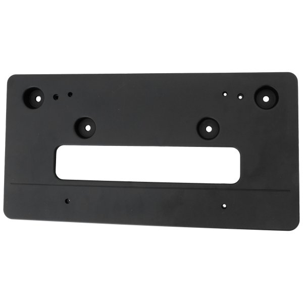 Front License Plate Bracket for BMW 7-Series 2013-2015, Textured Black, Without M Package, Replacement