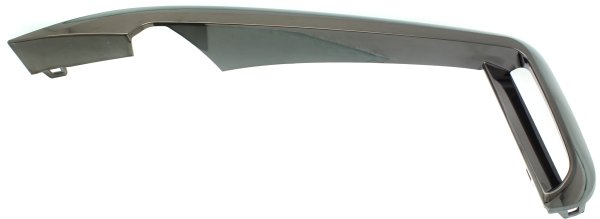 Front Bumper Grille Molding for BMW 7-Series 2016-2019, Left (Driver), Painted-Black, with M Package, with Shadow Line, Replacement Models: 740i, 750i, 760i, M760i