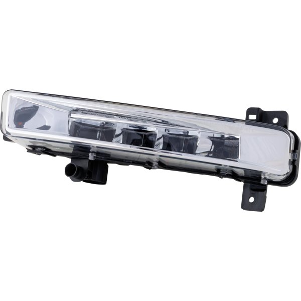 LED Fog Light Assembly for BMW 5-Series (2017-2019), 640i Gran Turismo (2018), Left (Driver), Replacement Models: 530i, 530i xDrive, 540i, 540i xDrive, M550i xDrive.