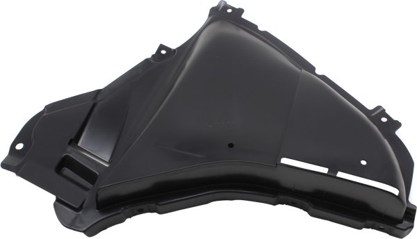 Front Section Fender Liner for BMW 5-Series 2017-2020, Left (Driver), with M Package, Sedan, Replacement Models: 520i, 530i, 540i, M550i, M5.