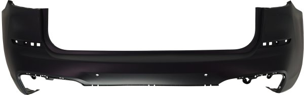 Rear Bumper Cover for BMW X3 2018-2021, Primed (Ready to Paint), fits 30I/M40I Models with M Sport Package, without Park Assist Sensor Holes, Replacement