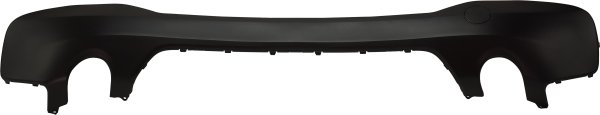 Rear Lower Valance for BMW X1 2017-2019, Lower Trim Panel, Textured Black, with M Sport Package, without Parking Distance Control Sensor Holes, Replacement
