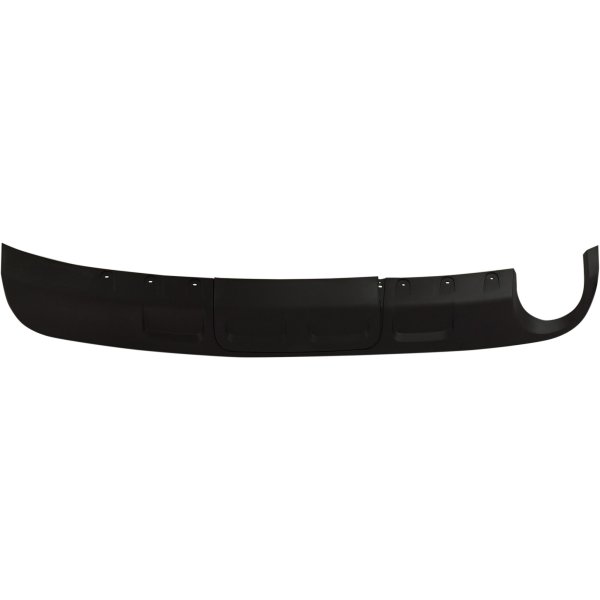 Rear Lower Valance for Buick Envision 2016-2018, Textured Black, with Single Exhaust Holes, Replacement