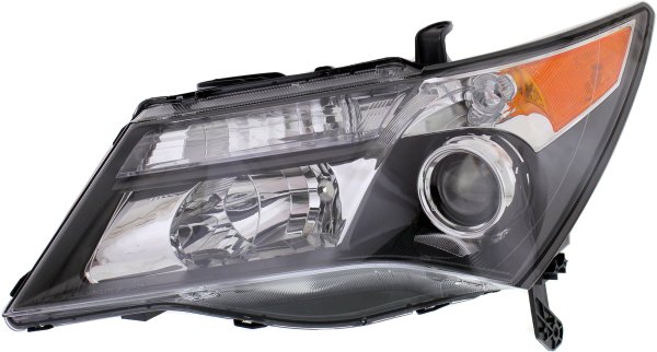 Headlight for Acura MDX 2007-2009, Left (Driver) Side, Lens and Housing, Xenon, without HID Kit, with Sport Package, Replacement