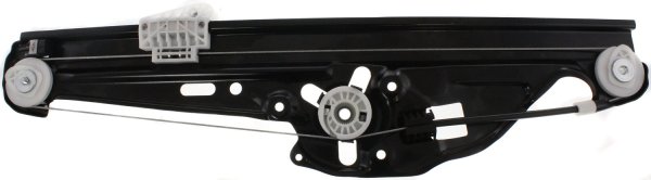 Rear Window Regulator for BMW 5-Series 2004-2010, Right (Passenger), Power, Without Motor, Replacement Models: 520i, 523i, 525i, 527i, 530i, 535i, 540i, 545i, 550i.