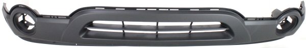 Front Bumper Cover for Chrysler Pacifica 2004-2006, Lower Section, Textured Gray, with Fog Light Holes, Replacement