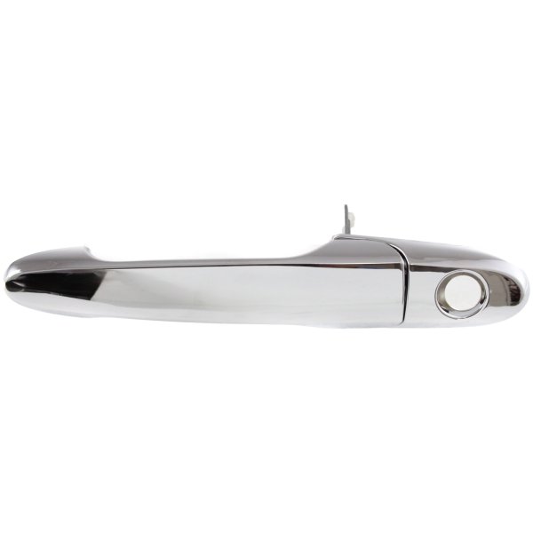 Front Exterior Door Handle for Chevrolet Impala (2006-2013) and Buick LaCrosse (2005-2009), Left (Driver), Chrome Finish, with Keyhole, Replacement
