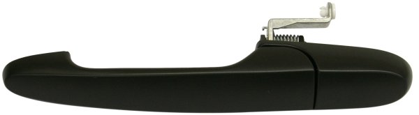 Rear Exterior Door Handle for Chevrolet Impala 2006-2013, Buick LaCrosse 2005-2009, Left (Driver), Smooth Black, Plastic, Replacement