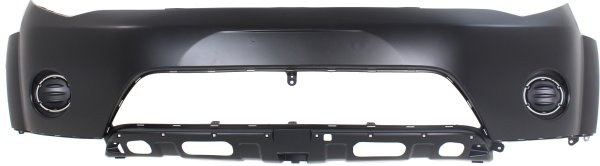 Front Bumper Cover for Mitsubishi Outlander 2007-2009, Primed (Ready to Paint), with Fog Light Holes, Replacement