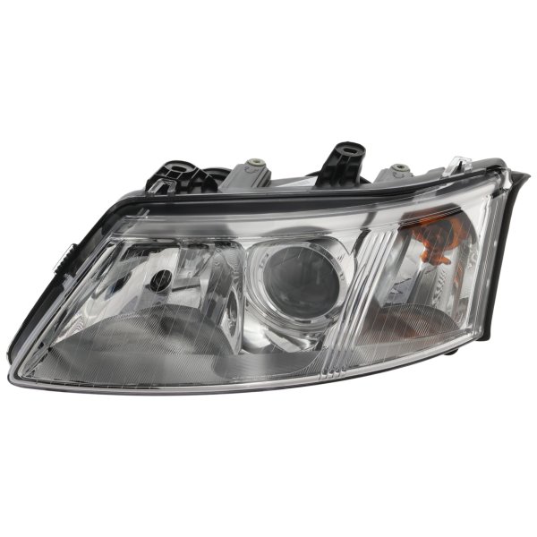 Headlight Assembly for SAAB 9-3 2003-2007, Left (Driver) Side, Halogen, Suitable for Convertible/Sedan/Wagon Models, Replacement