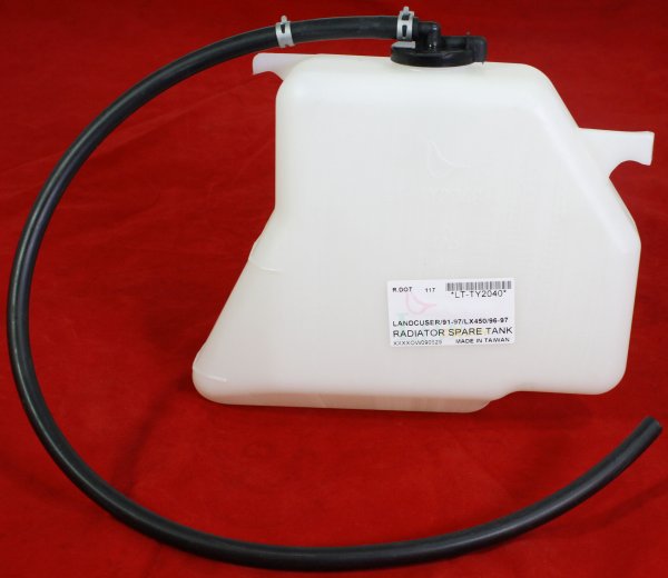 Coolant Reservoir for Toyota Land Cruiser 1993-1997, with Cap and Hose, Replacement