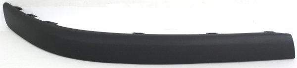 Front Bumper Molding for Volvo S60 2001-2004, Right (Passenger) Side, Plastic, Black, Outer, Excluding R Models, Replacement
