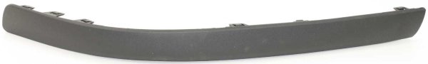 Front Bumper Molding for Volvo S60 2001-2004, Left (Driver), Outer, Black Plastic, Excluding R Models, Replacement