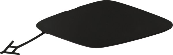 Front Bumper Tow Hook Cover for Chevrolet Equinox 2018-2021, Primed (Ready to Paint), Replacement