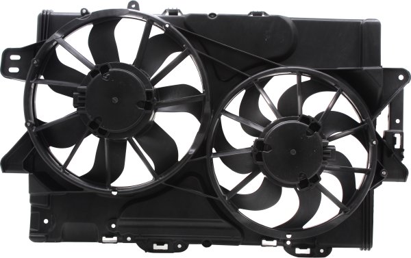 Radiator Fan Assembly for Chevrolet Equinox/GMC Terrain 2013-2017, Dual Fan, 3.6L Engine, Replacement