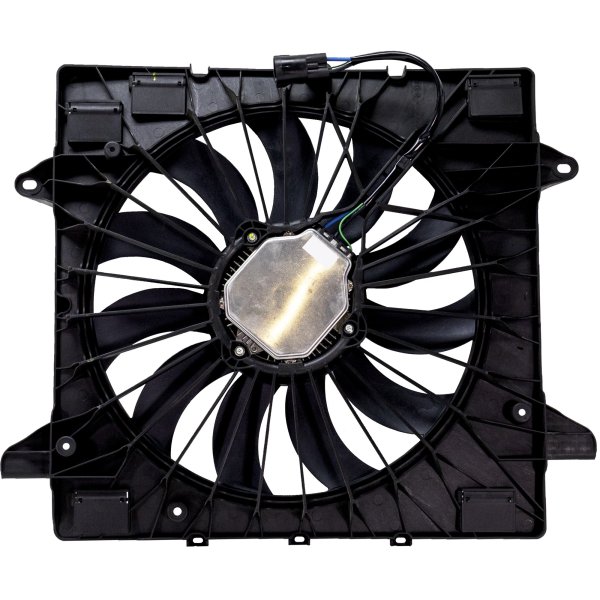 Radiator Fan Assembly for Cadillac XT5 (2017-2019), GMC Acadia (2017-2019), Chevrolet Blazer (2019) w/ Towing Package, 3.6L Engine, Single Fan, Replacement