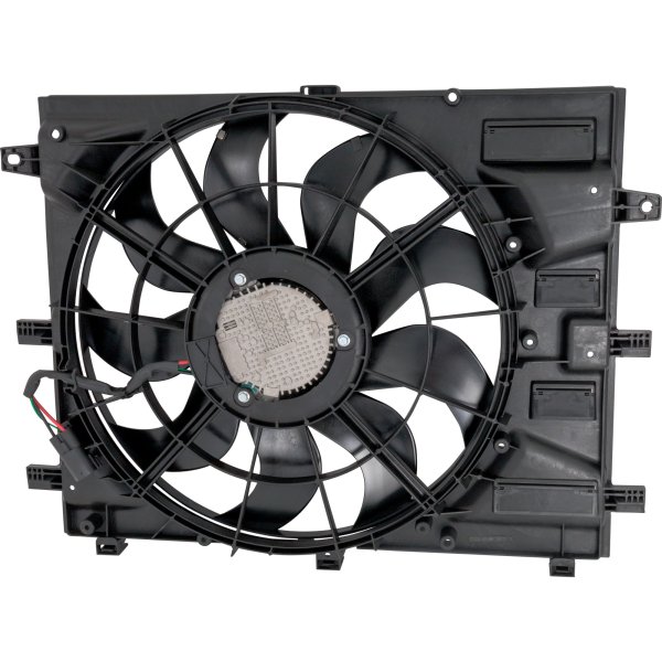 Radiator Fan Assembly for 2018-2023 Equinox/Terrain, Single Fan, Compatible with 1.6L Turbo Diesel Engine/2.0L Turbo Engine, Suitable for Terrain with 2.0L Turbo Engine & Towing Package, Replacement