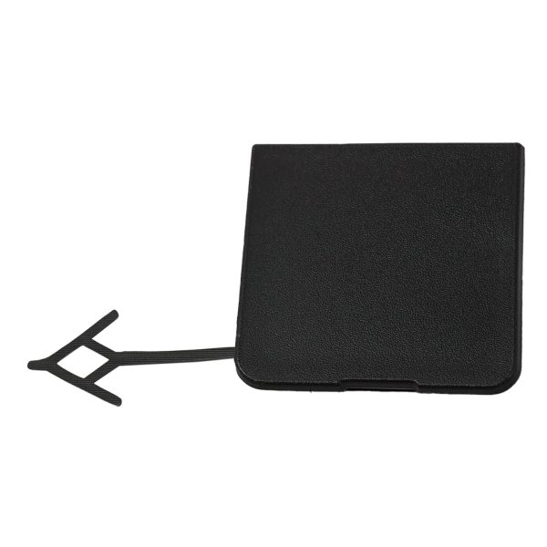 Rear Bumper Tow Hook Cover for Chevrolet Equinox 2018-2022, Textured with Single Exhaust Hole, Replacement