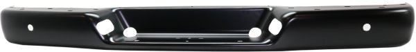 Step Bumper Face Bar for EXPRESS/SAVANA 2013-2023, Without Pad, With Pad Provision, Without Mounting Bracket, Painted, With Object Sensor Holes, 2018-2021 Without Blind Spot Sensor Holes, Replacement