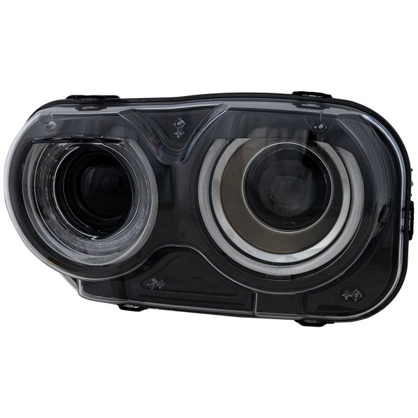 Headlight Assembly for Dodge Challenger 2015-2023, Left (Driver), HID/Xenon, Includes HID Kit, Without Air Ducts, Replacement