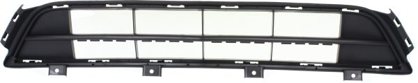 Front Bumper Grille for Acura MDX 2014-2016, Textured, Front Wheel Drive (FWD), Without Towing Package, Replacement