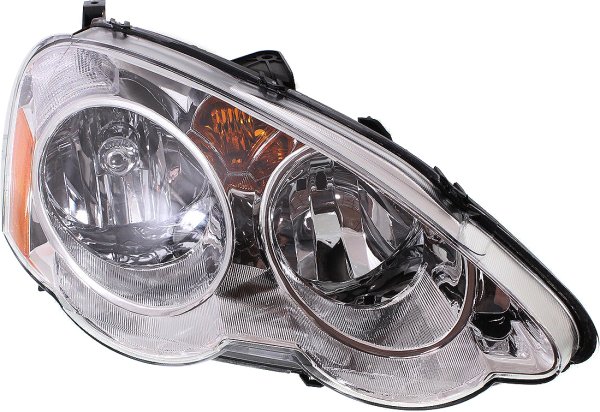 Headlight Lens and Housing for Acura RSX 2002-2004, Right (Passenger), Replacement