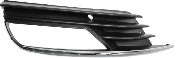 Front Fog Light Molding for Audi A3 2015-2016, Left (Driver), Textured Black, Convertible/Sedan, Replacement