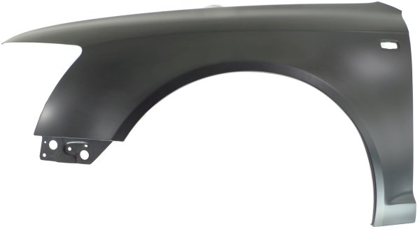 Front Fender for Audi A6/A6 Quatro 2005-2008, Left (Driver), Primed (Ready to Paint), Steel, Replacement