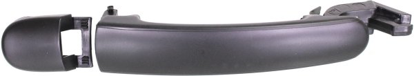 Front Exterior Door Handle for Volkswagen Passat 1998-2005, Right (Passenger) Side, Primed Black (Ready to Paint), Without Keyhole, Also Fits Rear Right/Left (Driver), Replacement