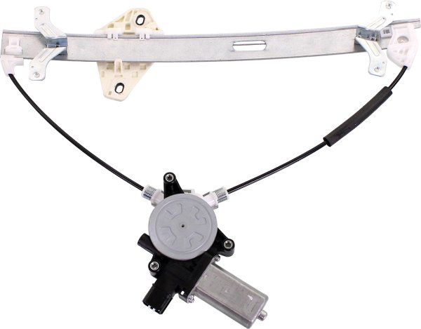 Front Window Regulator with Power Motor for Acura TSX 2004-2008, Left (Driver), Replacement