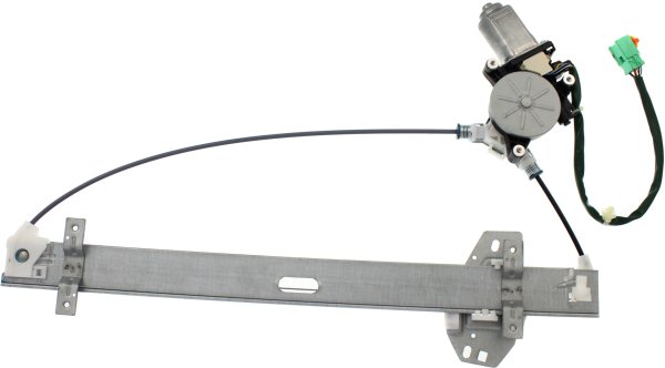 Power Front Window Regulator with Motor for Acura MDX 2003-2006, Left (Driver), 6-Pins, Replacement