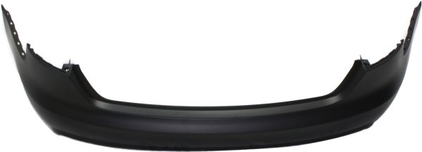 Rear Bumper Cover for Audi A4 2013-2016, Sedan, Primed (Ready to Paint), without S-Line Package or Parking Aid Sensor Holes, Replacement