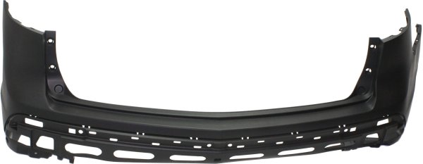 Rear Bumper Cover for Acura MDX 2010-2013, Primed (Ready to Paint), with Parking Aid Sensor Holes, Replacement