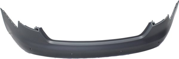 Rear Bumper Cover for Audi A4/S4 2009-2012, Sedan, Primed (Ready to Paint), with S-Line Package, with Parking Aid Sensor Holes, Replacement