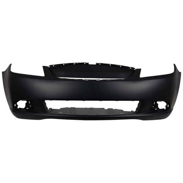 Front Bumper Cover for 2010-2013 Lacrosse/Allure, Primed (Ready to Paint), Without Parking Aid Sensor Holes, Replacement