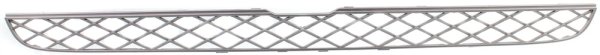 Front Bumper Grille for 2007-2013 BMW X5 / 2008-2014 X6, Silver Upper without M Package with Sport Package, Replacement