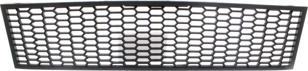 Front Bumper Grille for BMW 5-Series 2011-2016, Center Position, Textured Black, with M Package, without Active Cruise Control, Sedan Replacement