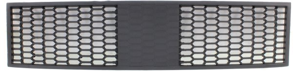 Front Bumper Grille for BMW 5-Series (2011-2016), Center Position, Textured Black, with M Package, with Active Cruise Control, Sedan, Replacement