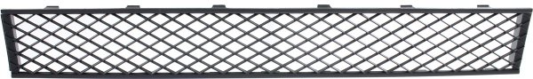 Front Bumper Grille for BMW 7-Series 2009-2012, Center, Textured, Without M Package and Active Cruise Control, Replacement