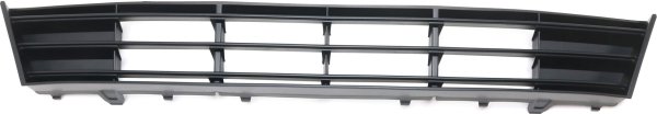 Front Bumper Grille for BMW 5-Series 2014-2016, Center, Textured, Without M Package and Active Cruise Control, Sedan, Replacement