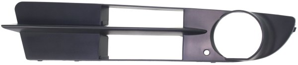 Front Fog Light Molding for BMW 5-Series 2004-2007, Right (Passenger), Paint to Match, Sedan without M Package, Wagon without Sport Package, Replacement Models: 520i, 525i, 530i, 535i, 540i, 545i, 550i.